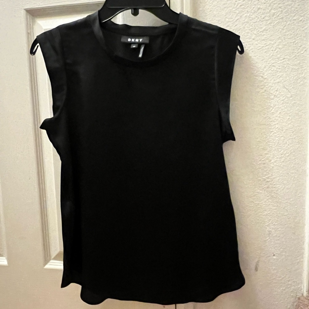 DKNY satin top